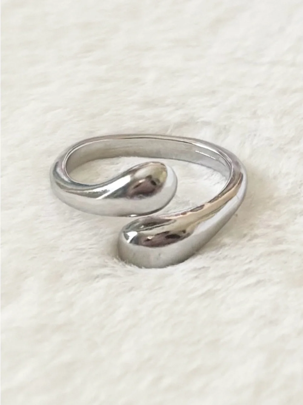 5/$15 🩷 MUST BUNDLE Classic Silver Open-Loop Women's Ring
